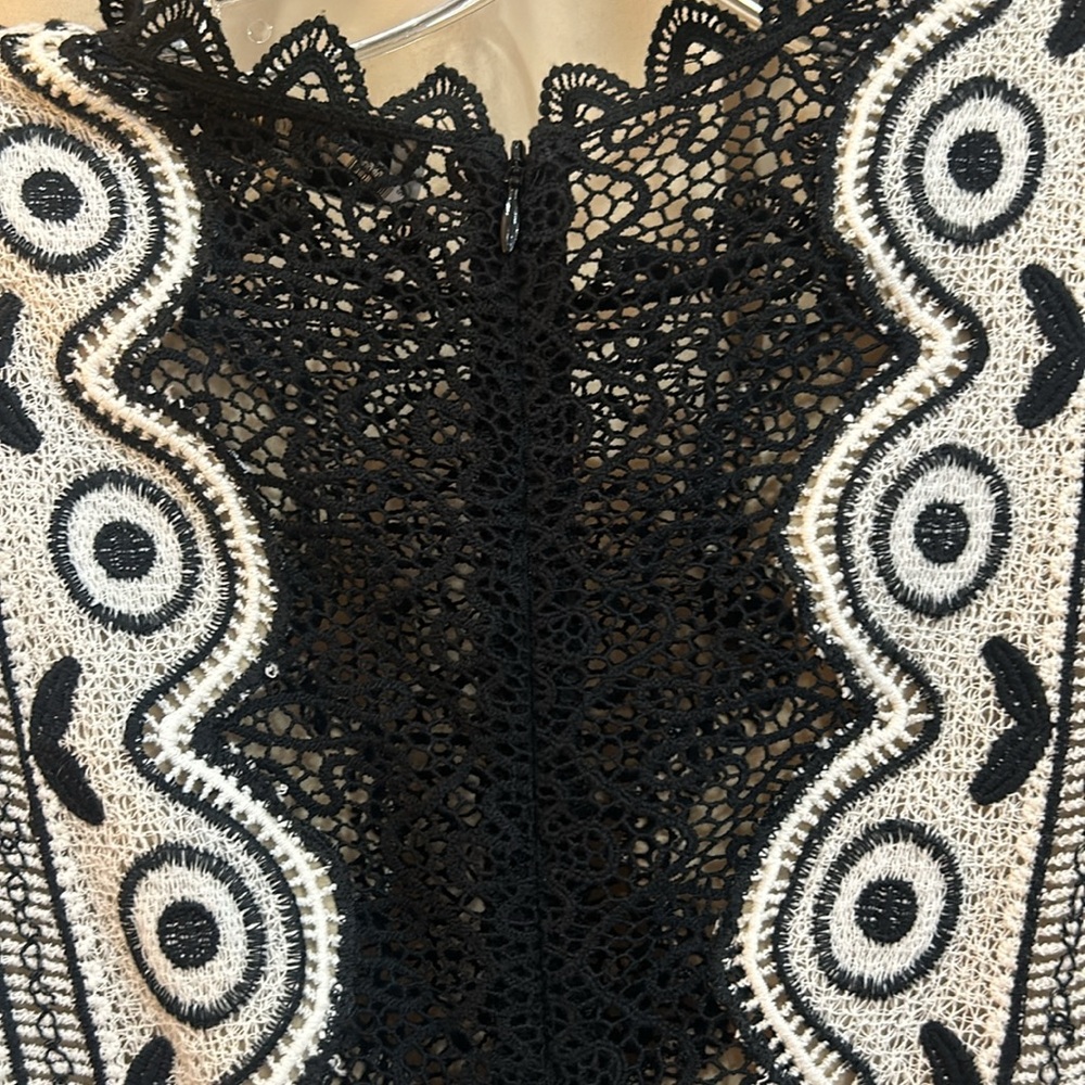 Cap Sleeve Black Size 4 Cocktail Dress by Sea New York - Picture 5 of 7